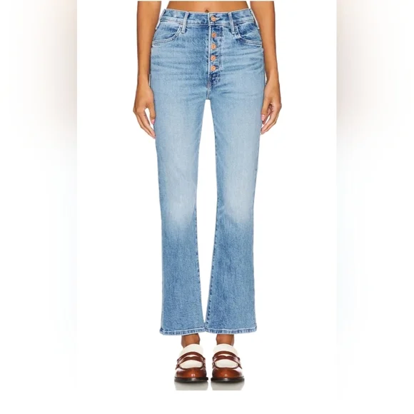 MOTHER Light Blue Flare Jeans - Picture 11 of 11